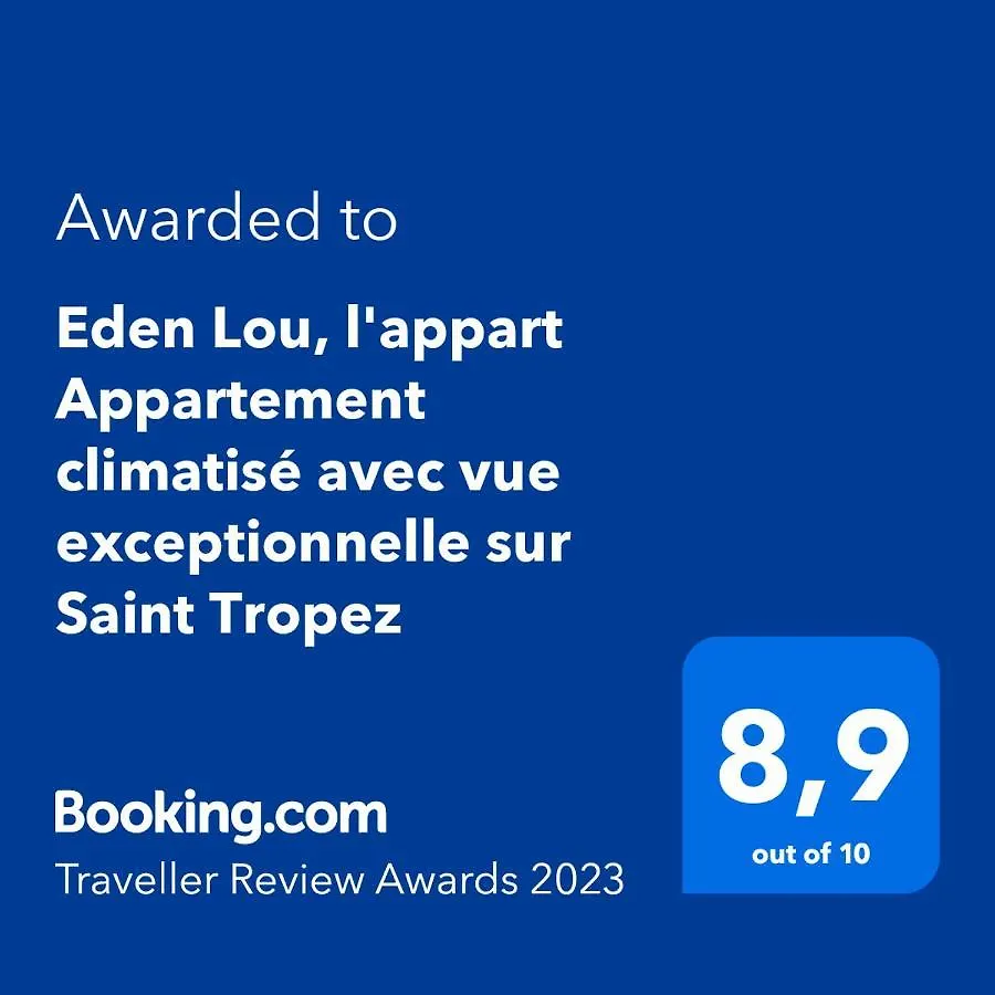 Eden Lou, L'Appart Appartement Climatise Avec Vue Exceptionnelle Sur Saint Tropez Grimaud 0*,